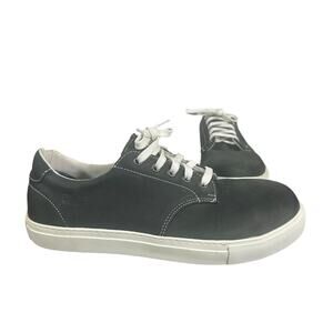 Mellow Walk Black Leather Sneakers Women’s 10 E Wide Non-Slip Work Shoes